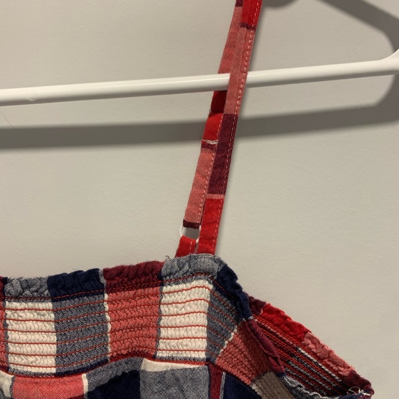 Brand: Old Navy Size: XL(14) Plaid Sleeveless kids jumper with spaghetti straps - Picture 4 of 4